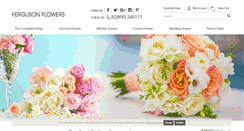 Desktop Screenshot of fergusonflowers.co.uk